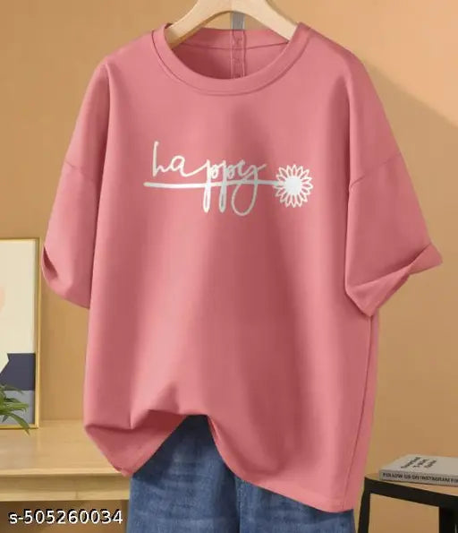 Trendy Fashionable & Modern , Classical Designed Oversize T-shirt & Tees For Women's & Girls