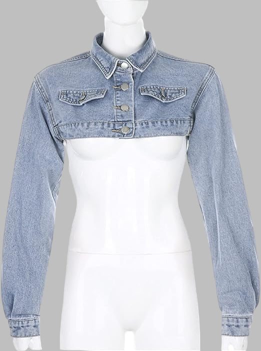 VELOMI Women’s Trending Denim Jacket – Latest Collection, Stylish & Casual Wear