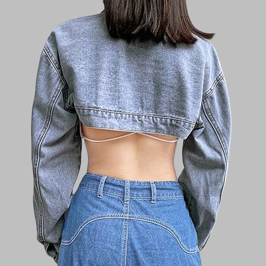 VELOMI Women’s Trending Denim Jacket – Latest Collection, Stylish & Casual Wear