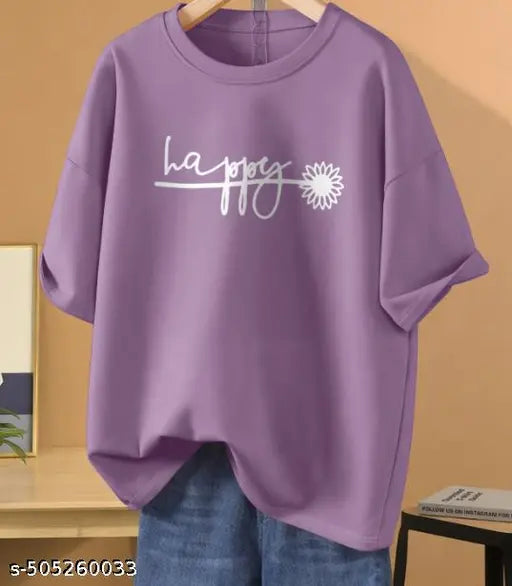 Trendy Fashionable & Modern , Classical Designed Oversize T-shirt & Tees For Women's & Girls