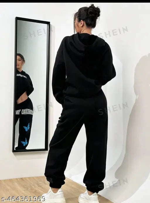 LATEST WINTER WEAR TRACK SUIT FOR WOMEN, ACTIVE WEAR WINTER TRACK SUIT, GYM WEAR, AIRPORT LOOK SET. TOP AND BOTTOM SET./IMPORTED TOP & BOTTOM SET.