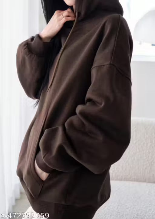 VELOMI Women’s Casual Hoodie – Loose-Fit Pullover with Drawstring Hood