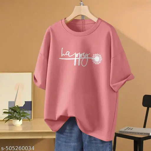 Trendy Fashionable & Modern , Classical Designed Oversize T-shirt & Tees For  Women's & Girls