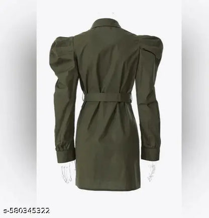 Women long shirt | Women shirt type olive | Women olive shirt | Women shirt | Women shirt type