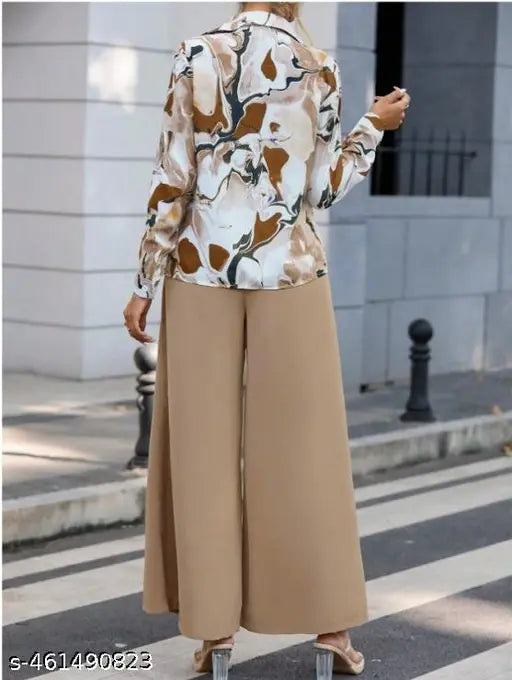 Trendy Latest Women  top and bottom set