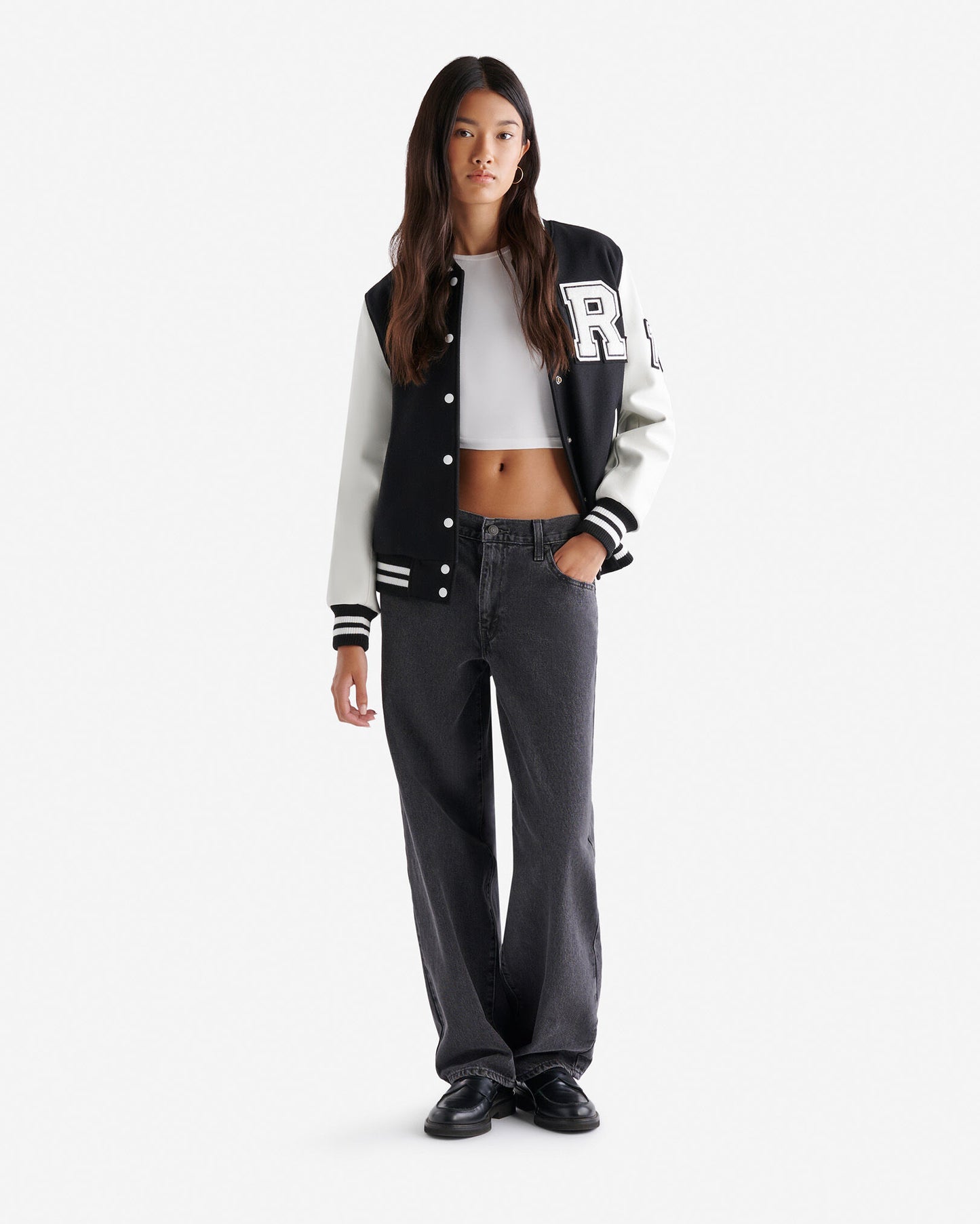 VELOMI Women’s Varsity Jacket – Stylish Full Sleeve Casual Outerwear