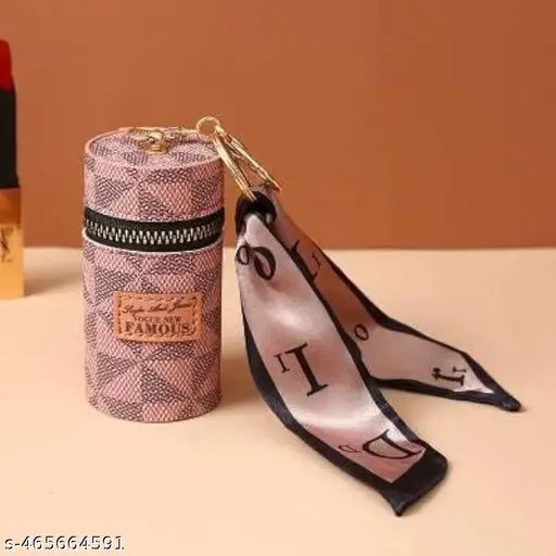Mini Leather Bag Keychain