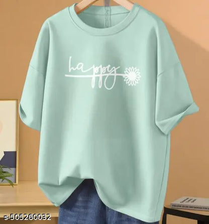 Trendy Fashionable & Modern , Classical Designed Oversize T-shirt & Tees For  Women's & Girls