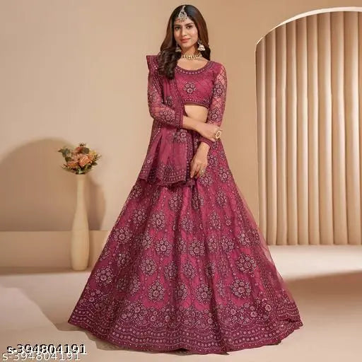 VELOMI Designer Wonder Chain Cording Lehenga Set – Festive & Wedding Wear