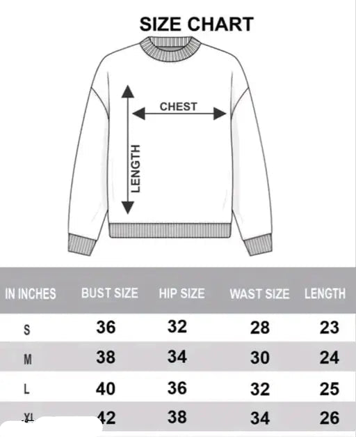 VELOMI Black & Red Tittli Sweatshirt – Stylish Casual Pullover for Women