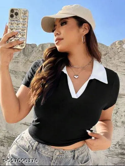 RAABTA BLACK COLOR TOP