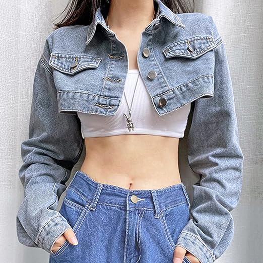 VELOMI Women’s Trending Denim Jacket – Latest Collection, Stylish & Casual Wear