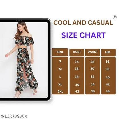 VELOMI Trendy Fashionista Women’s Two-Piece Set – Stylish Casual & Party Wear