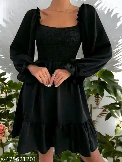 New stylish trendy fancy fashionable one piece midi dress for girls and women