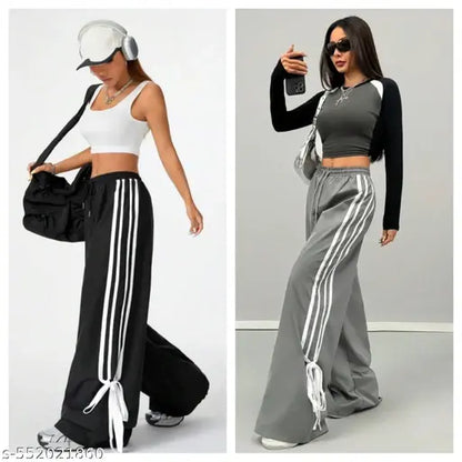 109 F Combo NS Pant 8 patti Black  Or  Grey  For Girls