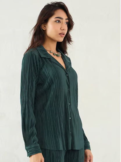 VELOMI Premium Women’s Striped Shirt – Classic Regular Fit, Timeless Casual & Office Wear