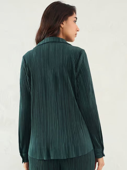 VELOMI Premium Women’s Striped Shirt – Classic Regular Fit, Timeless Casual & Office Wear