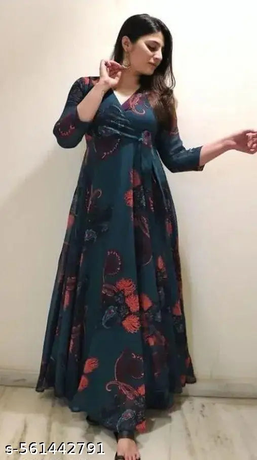 party wear maxi dress for women