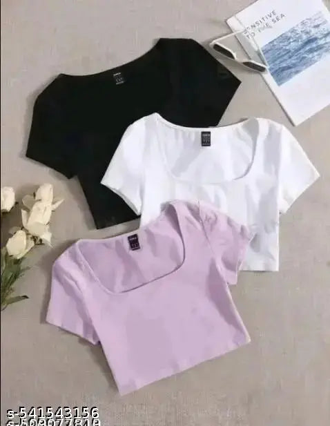 Square neck top combo  Top for women