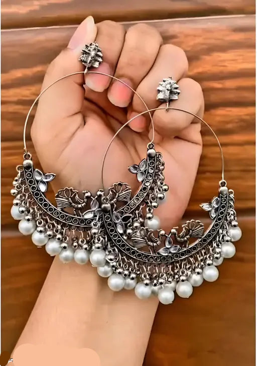 VELOMI Traditional Oxidized Earrings Combo (Pack of 4) – Perfect for Every Occasion