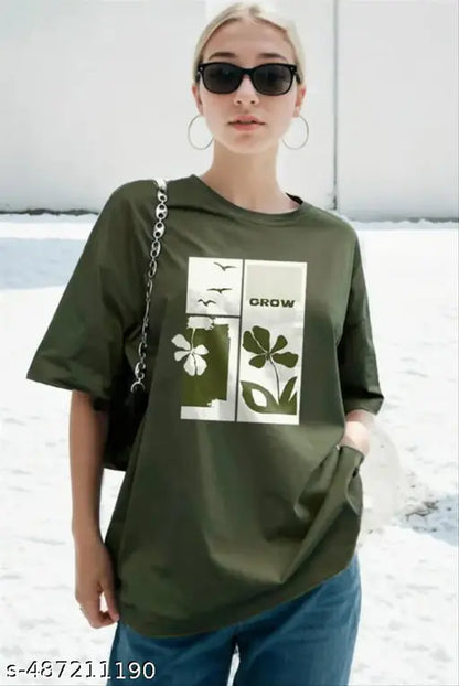 Trendy women oversize T-shirt