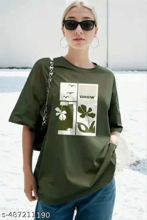 Trendy women oversize T-shirt