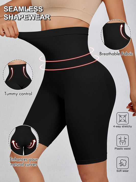 High Waisted Body Shaper SEAMLESS TUMMY STOMACH SHAPEWEAR PANTIES BODY SHAPER FOR WOMEN (1PACK BLACK)
