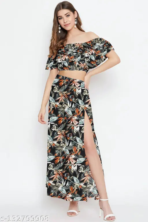 VELOMI Trendy Fashionista Women’s Two-Piece Set – Stylish Casual & Party Wear