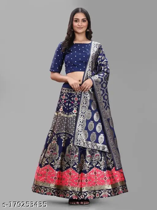 VELOMI Latest Designer Self-Pattern Lehenga Set – Festive & Party Wear