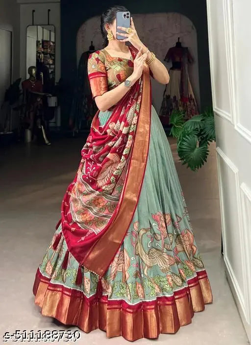VELOMI Women’s Designer Lehenga Choli – Graceful Ethnic Ensemble