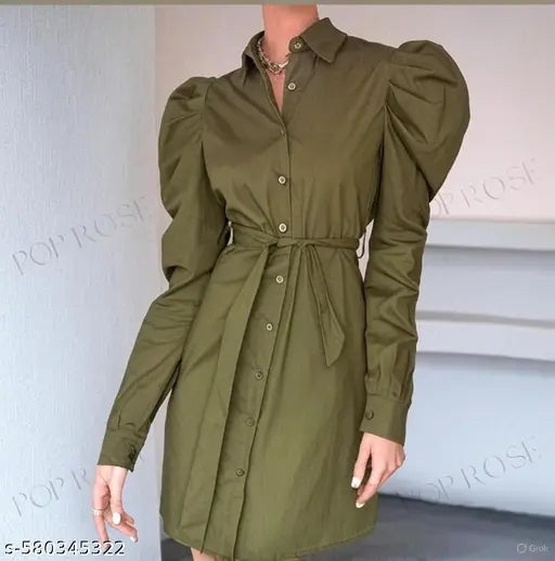 Women long shirt | Women shirt type olive | Women olive shirt | Women shirt | Women shirt type