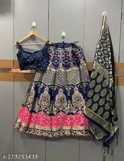 VELOMI Latest Designer Self-Pattern Lehenga Set – Festive & Party Wear