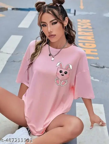 Trendy women oversize T-shirt