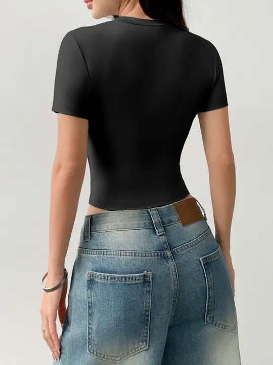 VELOMI Silky Handfeel Everyday Tee – Soft Touch, Lightweight & Timeless Essential