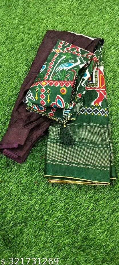 VELOMI Premium Chanderi Silk Lehenga Choli – Regal Style with Statement Dupatta