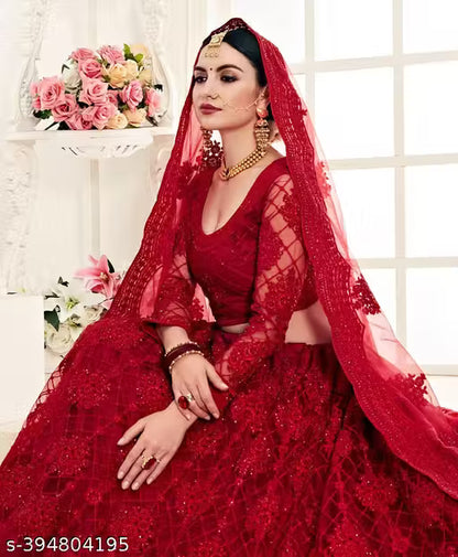 VELOMI Designer Wonder Chain Cording Lehenga Set – Festive & Wedding Wear