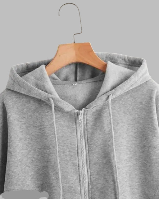 VELOMI Unisex Trendy Full-Zip Hoodie – Casual Comfort for Men & Women