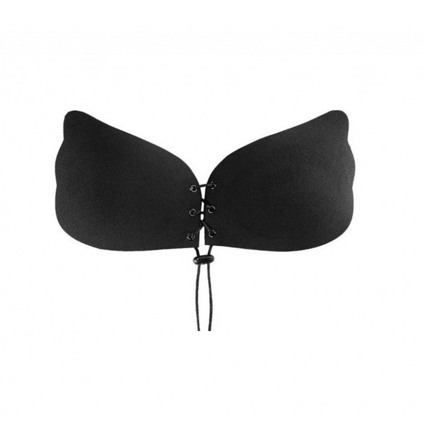 Reusable Strapless Adhesive Push-Up Bra – Butterfly Lace-Up, Padded Support - (Pack of 02)