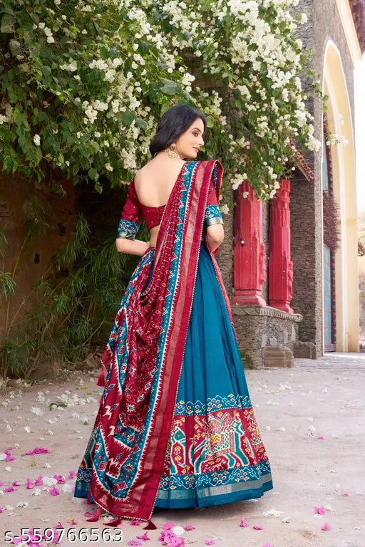 VELOMI Women’s Attractive Lehenga Choli Set – Wedding & Party Perfect