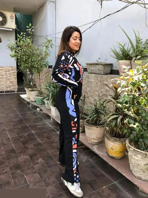 VELOMI Women’s Tracksuit – Stylish Co-Ord Set for Casual, Sport & Lounge Wear
