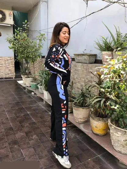 VELOMI Women’s Tracksuit – Stylish Co-Ord Set for Casual, Sport & Lounge Wear