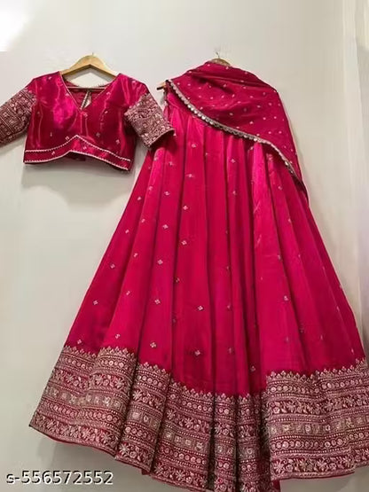 VELOMI Designer Purple Lehenga Choli Set – Wedding & Party Ready with Mirror Dupatta