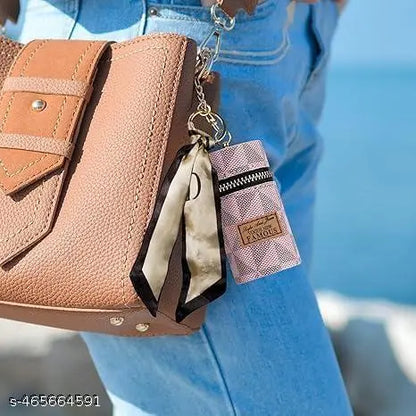 Mini Leather Bag Keychain