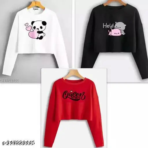 Classic Modern Beautiful Combo Crop Top