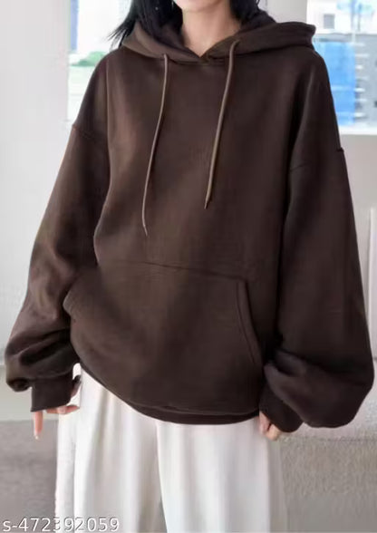 VELOMI Women’s Casual Hoodie – Loose-Fit Pullover with Drawstring Hood