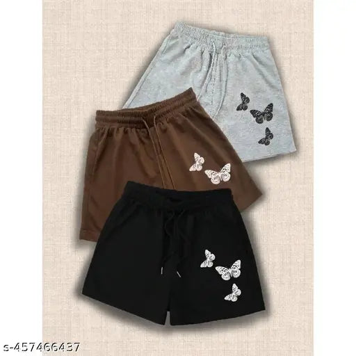 WOMENS NIGHT SHORTS/SPORTS SHORTS /WOMENS SHORTS /REGULAR SHORTS