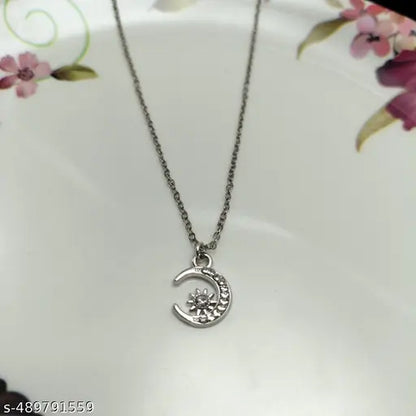 V&R ENTERPRISE New Design Premium Quality bow Ribbon Duck Moon Pendant Chain