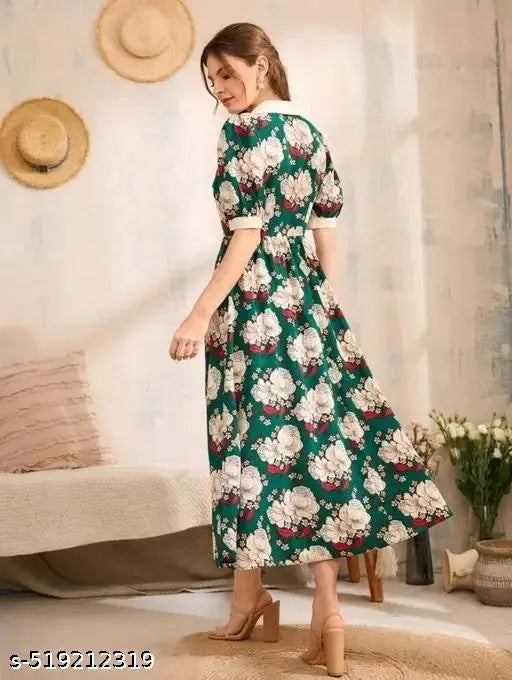 VELOMI Women’s Fancy Dress – Elegant Partywear & Special Occasion Outfit