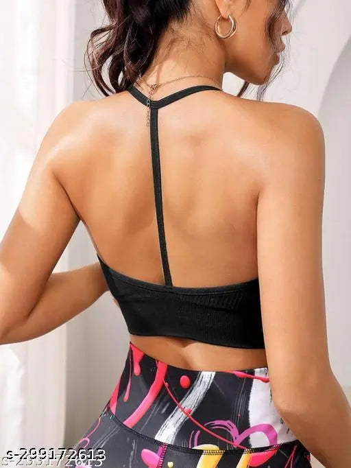 Indie Mint Sports Type Cotton Bra/Top