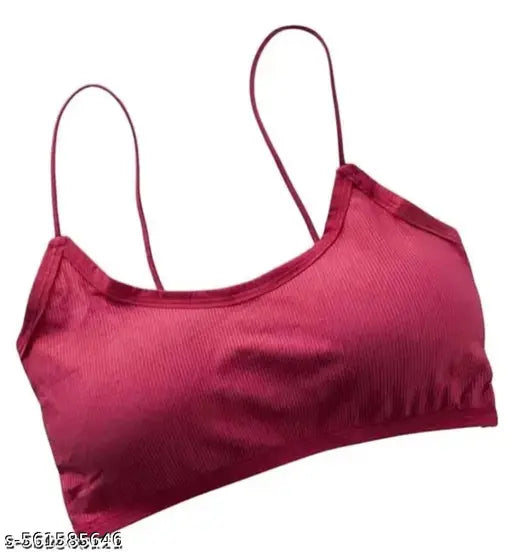 New Stylish Women's And Girls Padded Fancy Lace & Tube Bra & Bra With Removable Padded - Full Coverage, Stretchable Cotton Bra Pack Of 3